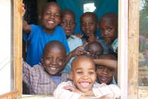 Boys in window